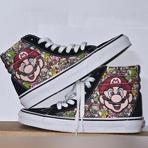 RARE Limited Edition Vans x Nintendo Sk8-Hi Reissue 'Mario and Luigi' Sneakers